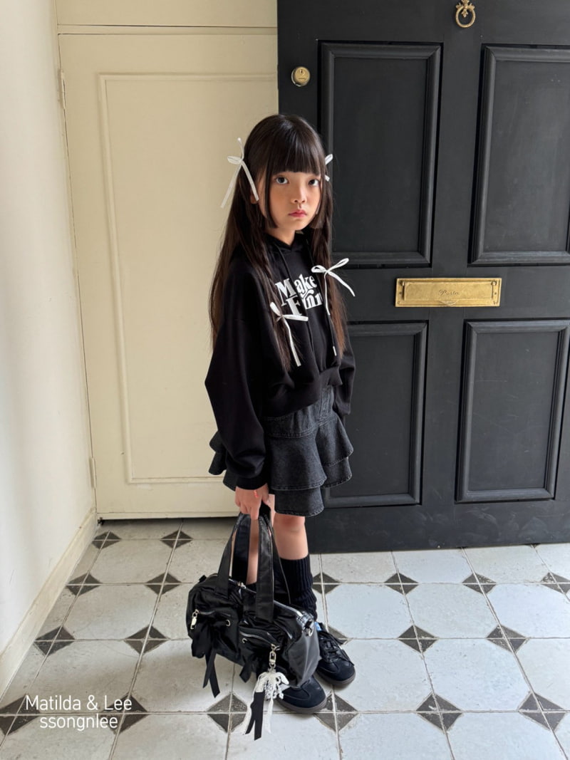 Matilda & Lee - Korean Children Fashion - #Kfashion4kids - Flare Denim Skirt - 6