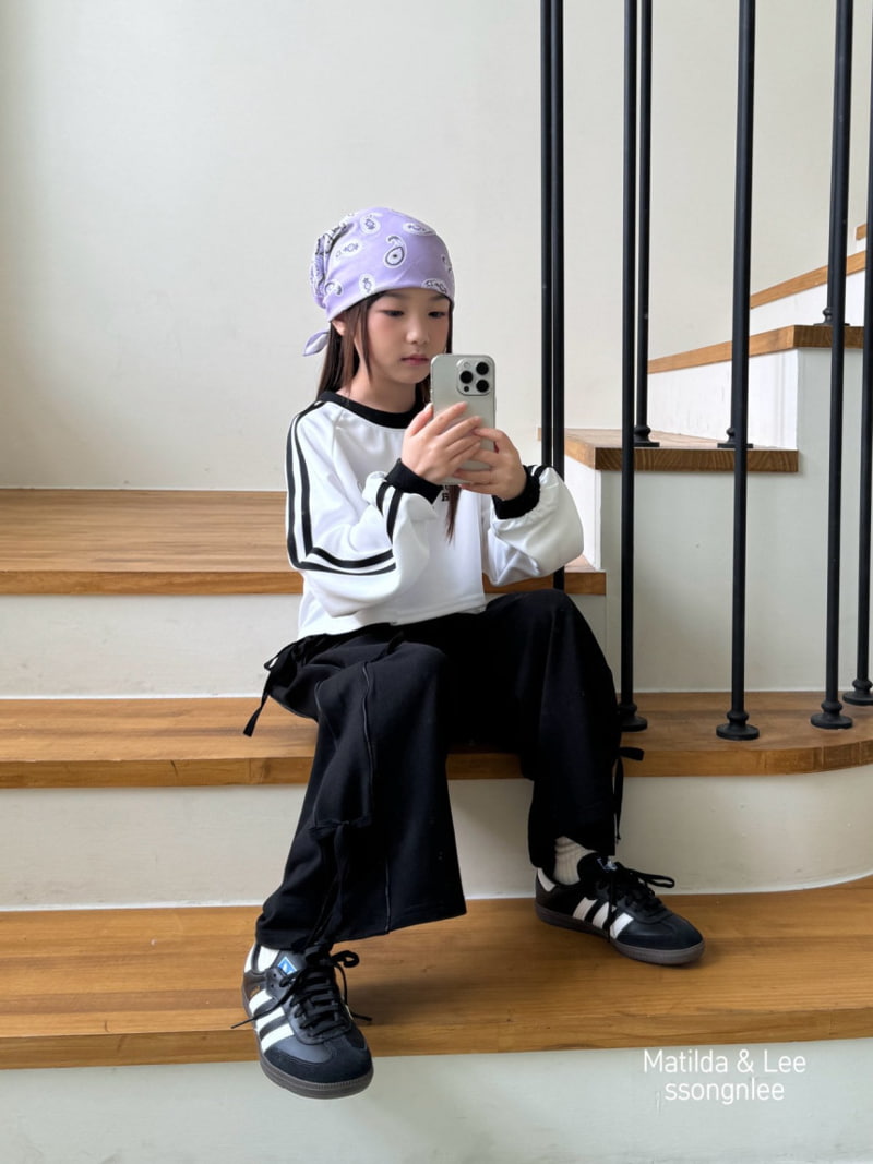 Matilda & Lee - Korean Children Fashion - #stylishchildhood - Ribbon Piping Pants - 4