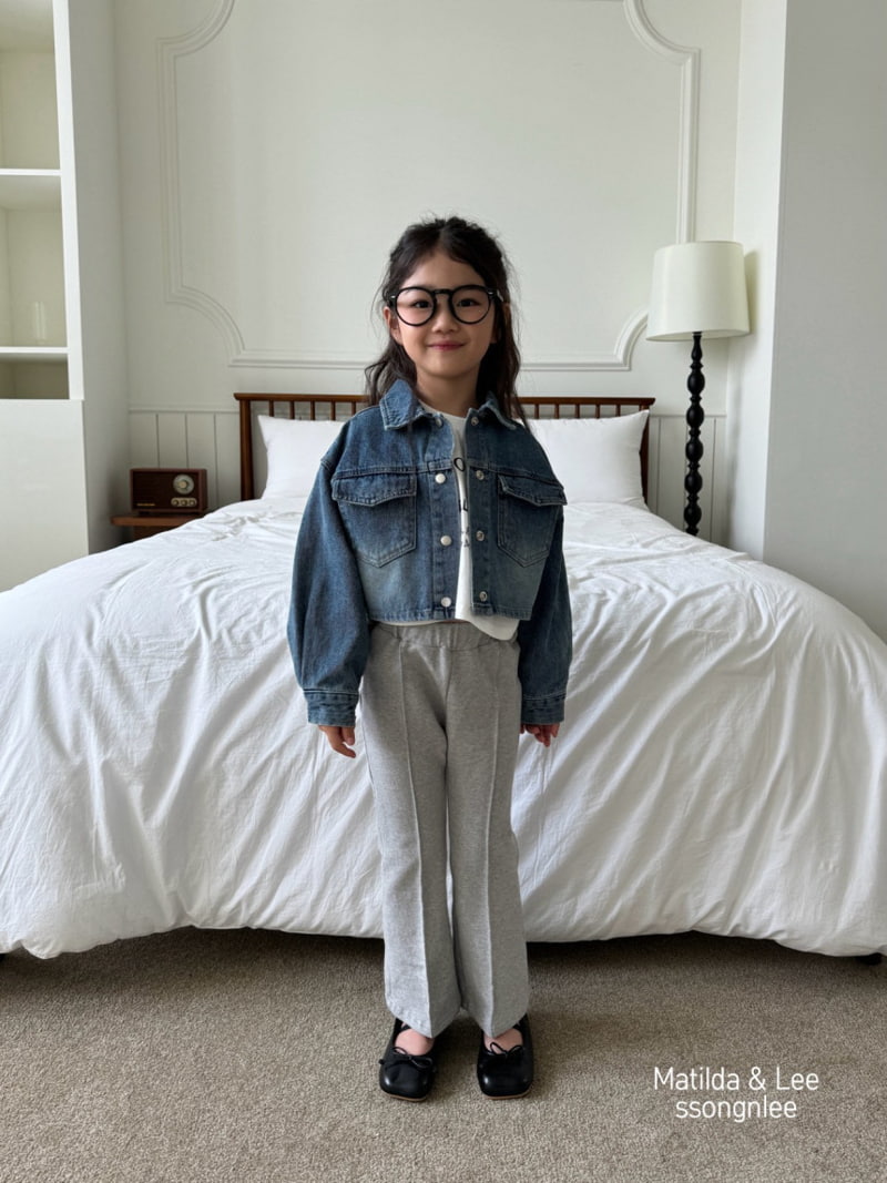 Matilda & Lee - Korean Children Fashion - #childofig - Pintuck Span Bootscut Pants - 5