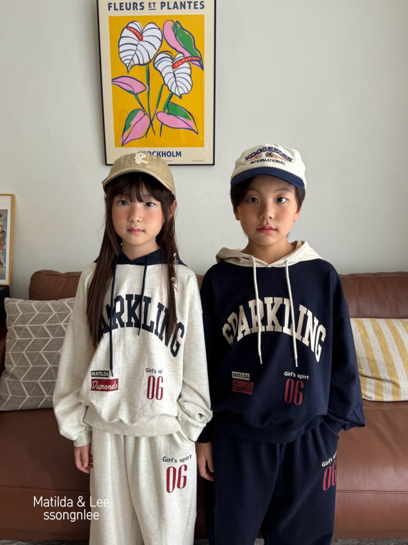 Matilda & Lee - Korean Children Fashion - #childofig - Sparkling Hoodie Set - 5