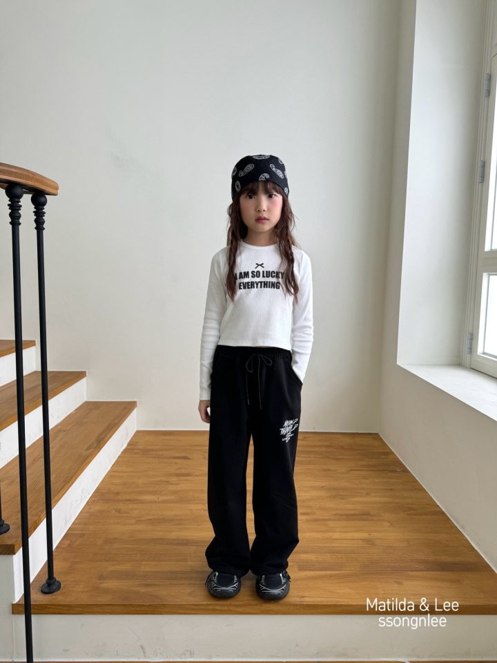 Matilda & Lee - Korean Children Fashion - #childofig - Rib Ribbon Tee - 12