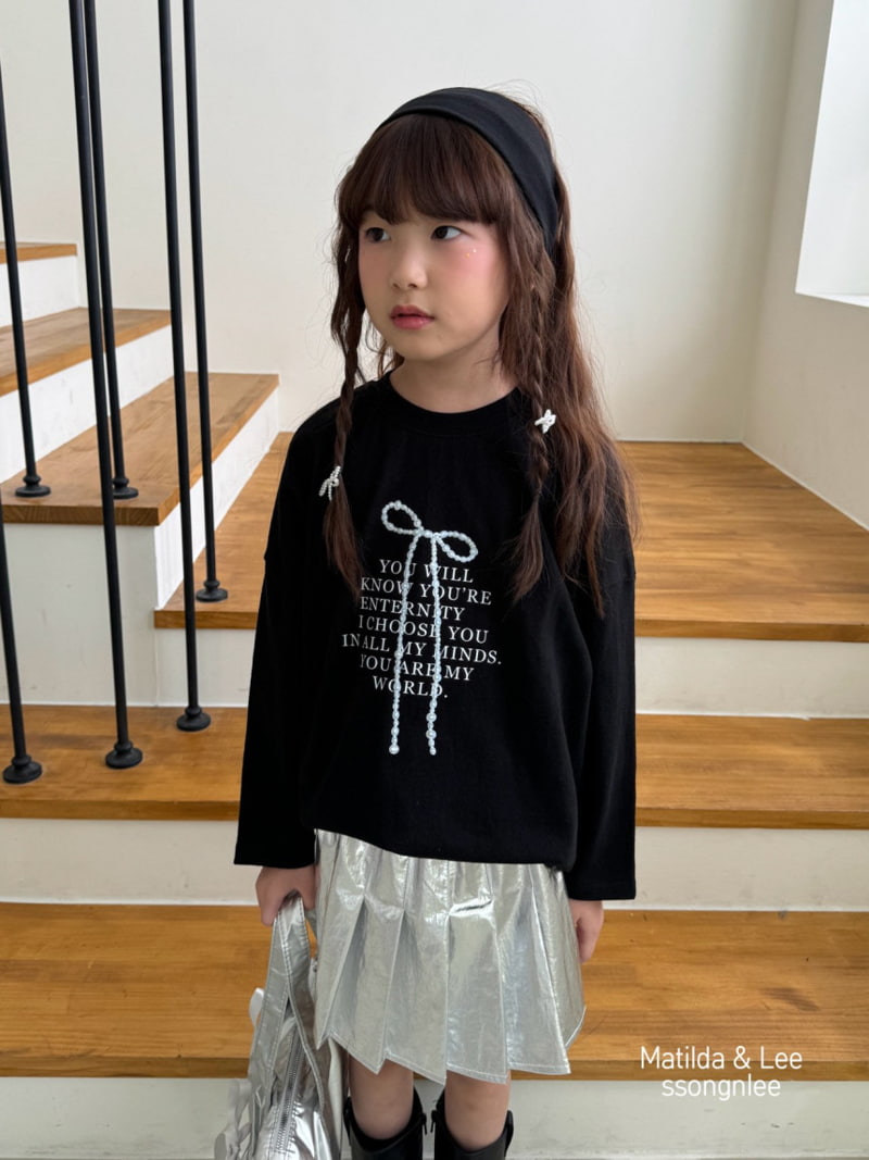 Matilda & Lee - Korean Children Fashion - #childrensboutique - Ribbon Warrior Tee - 10