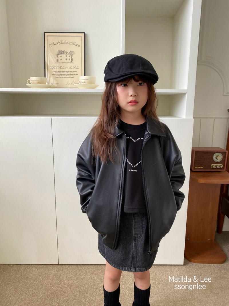 Matilda & Lee - Korean Children Fashion - #childofig - Ribbon Leather Jumper - 4