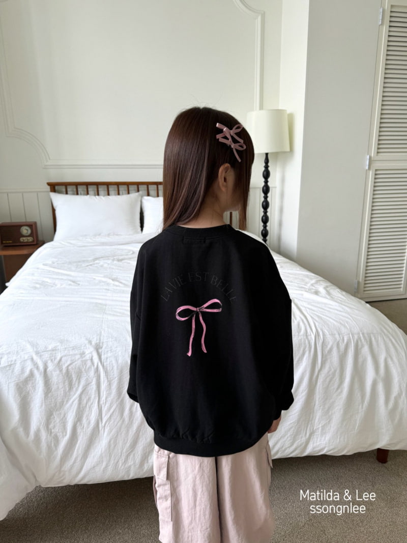 Matilda & Lee - Korean Children Fashion - #childrensboutique - Lavie Ribbon Sweatshirts - 12