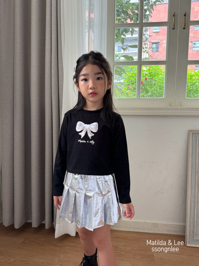 Matilda & Lee - Korean Children Fashion - #designkidswear - Global Ribbon Crop Tee - 9