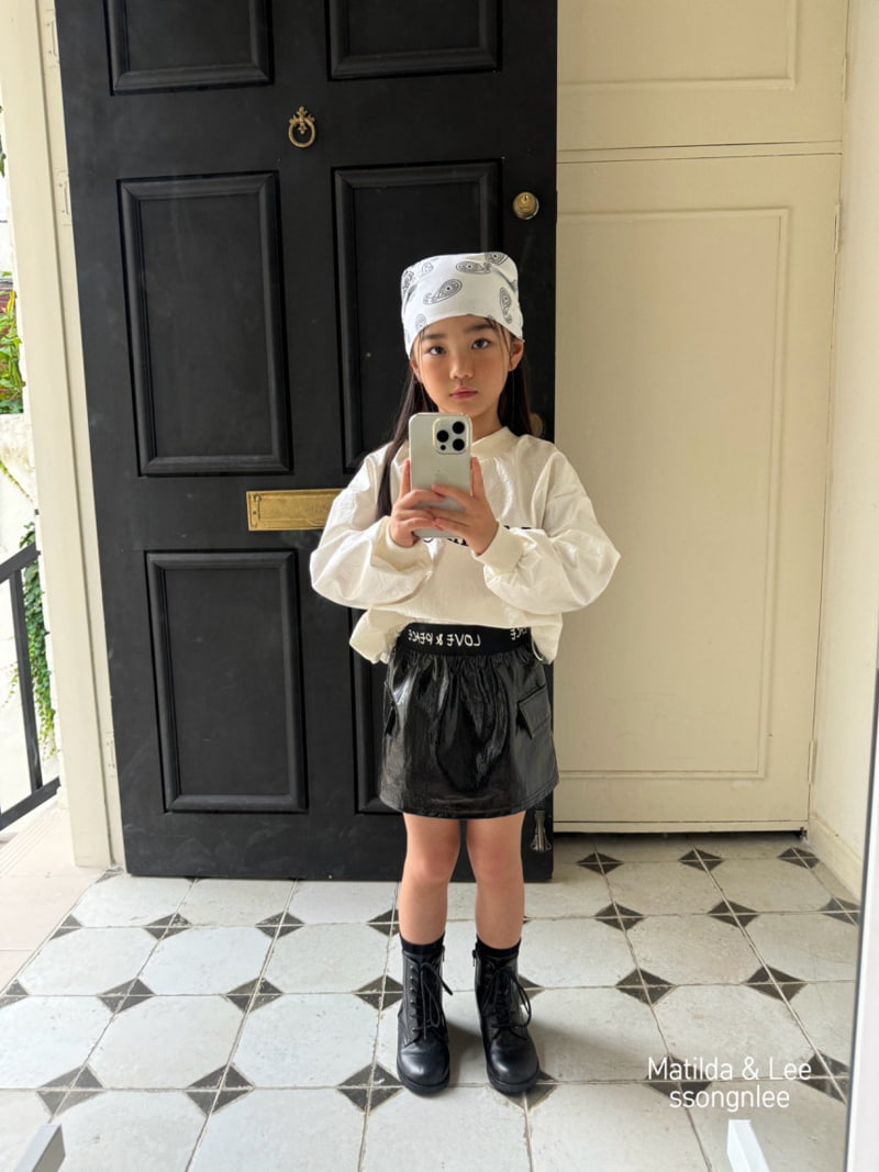 Matilda & Lee - Korean Children Fashion - #discoveringself - Glove Love Banding Skirt - 10