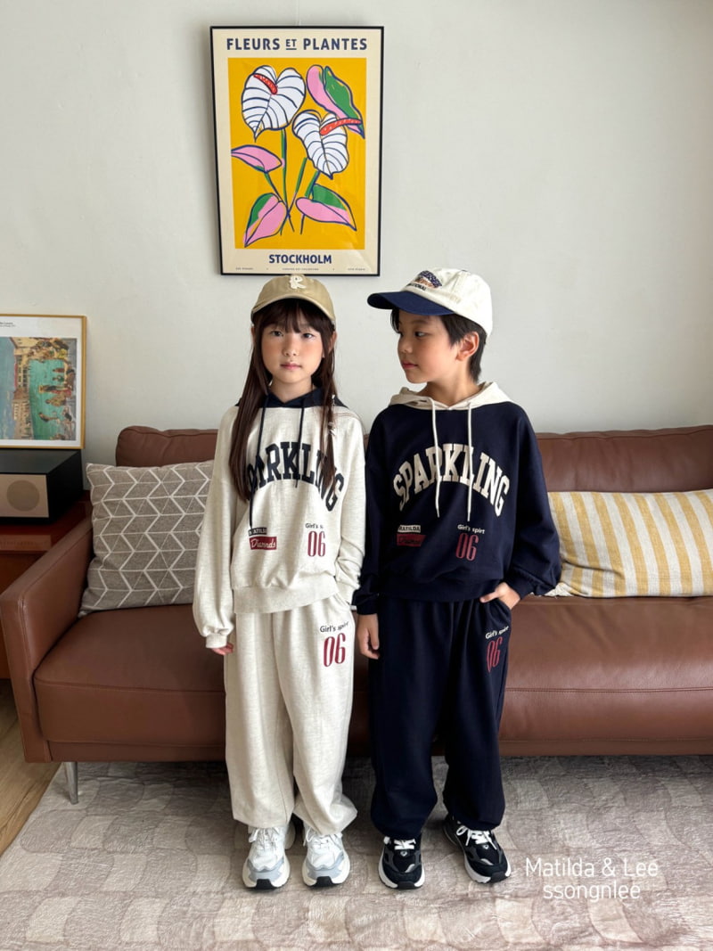 Matilda & Lee - Korean Children Fashion - #discoveringself - Sparkling Hoodie Set - 8