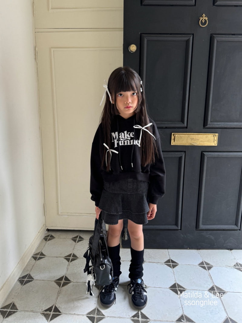 Matilda & Lee - Korean Children Fashion - #discoveringself - Flare Denim Skirt