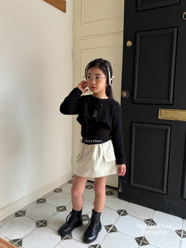 Matilda & Lee - Korean Children Fashion - #discoveringself - Rib Crop Cardigan - 12