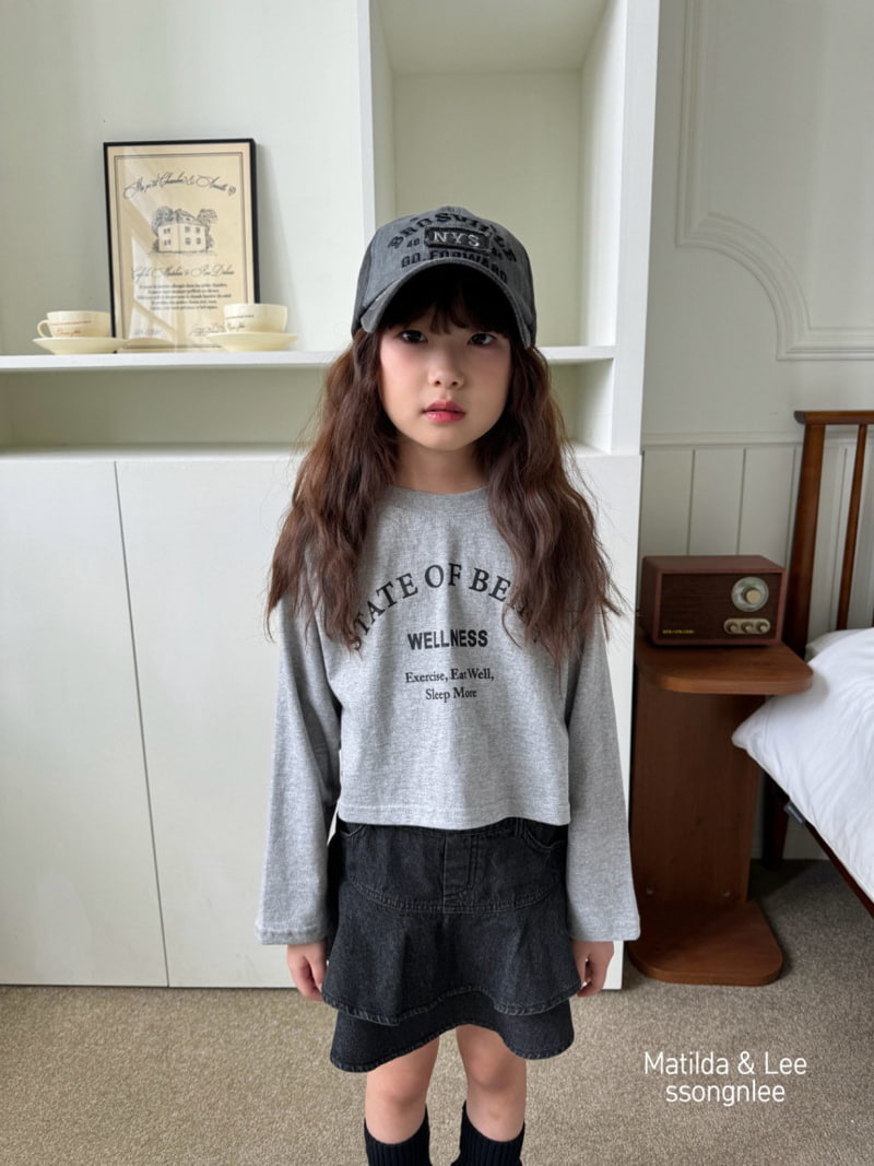 Matilda & Lee - Korean Children Fashion - #discoveringself - Wellness Crop Tee - 4