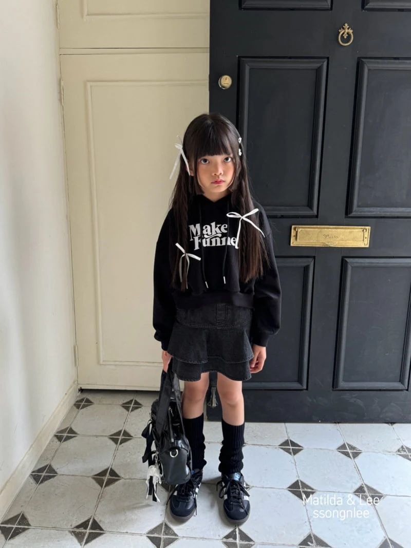 Matilda & Lee - Korean Children Fashion - #fashionkids - Make Crop Hoodie