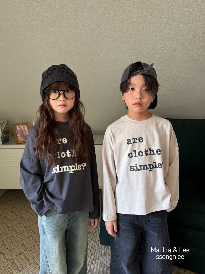 Matilda & Lee - Korean Children Fashion - #fashionkids - Simple Tee - 12