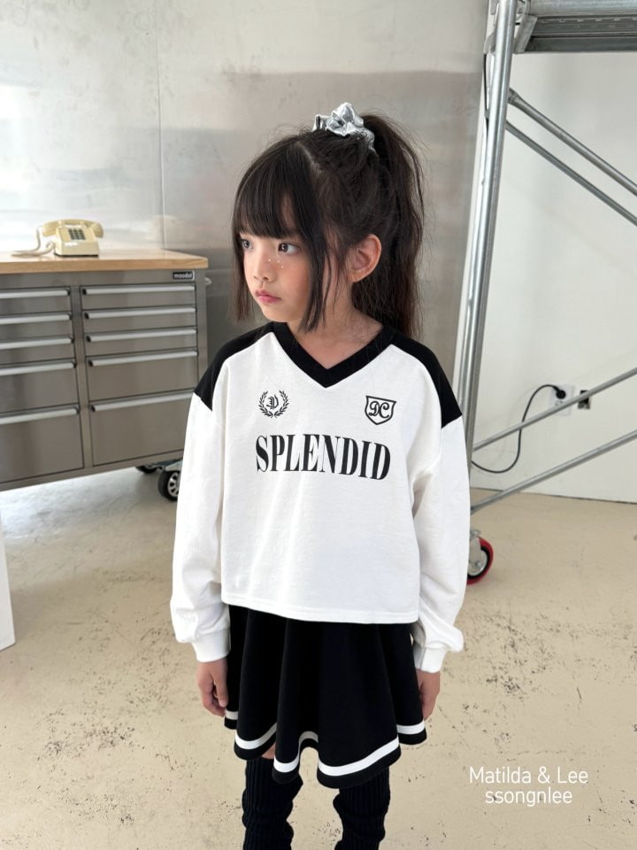 Matilda & Lee - Korean Children Fashion - #fashionkids - V Neck Skirt Set - 9