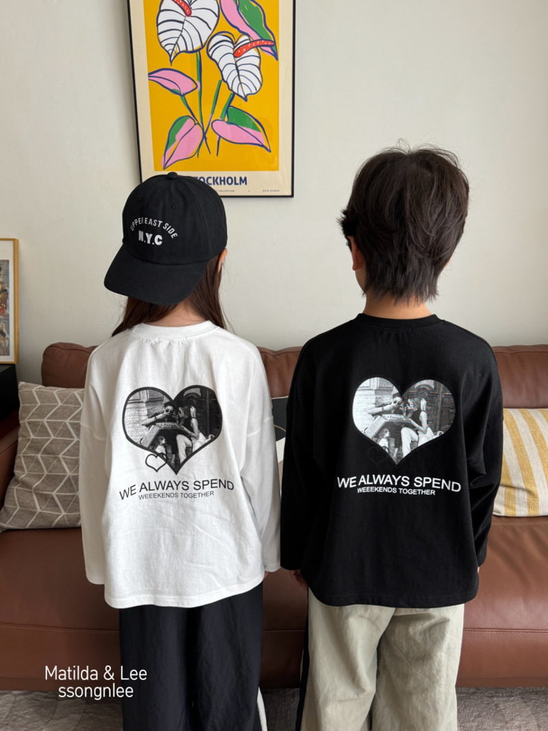 Matilda & Lee - Korean Children Fashion - #kidsstore - Double Heart Tee - 6