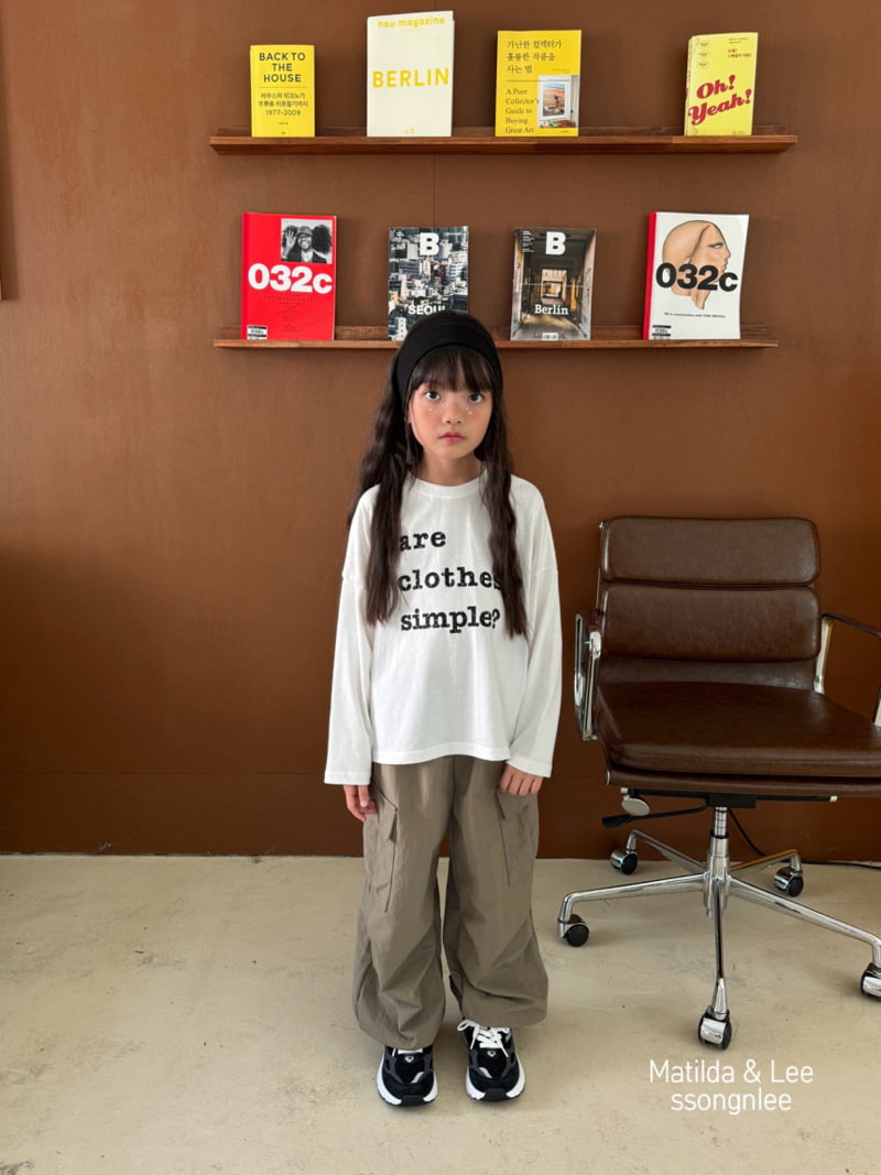 Matilda & Lee - Korean Children Fashion - #kidzfashiontrend - Simple Tee