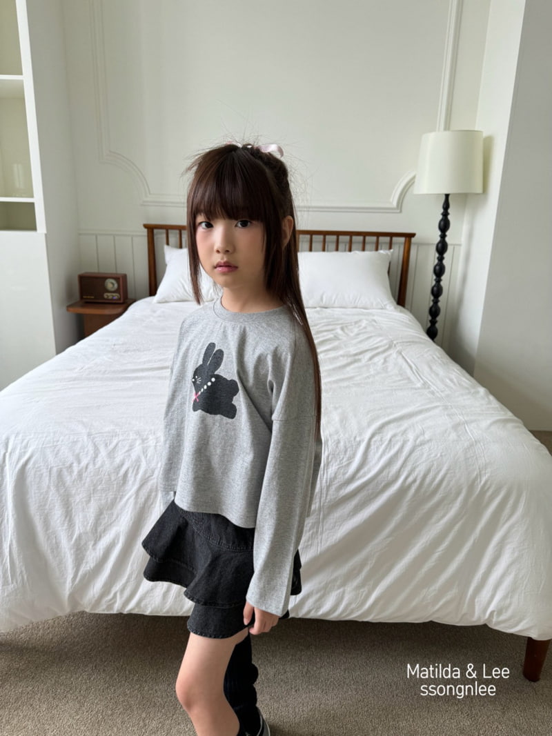 Matilda & Lee - Korean Children Fashion - #kidzfashiontrend - Rabbit Crop Tee - 5