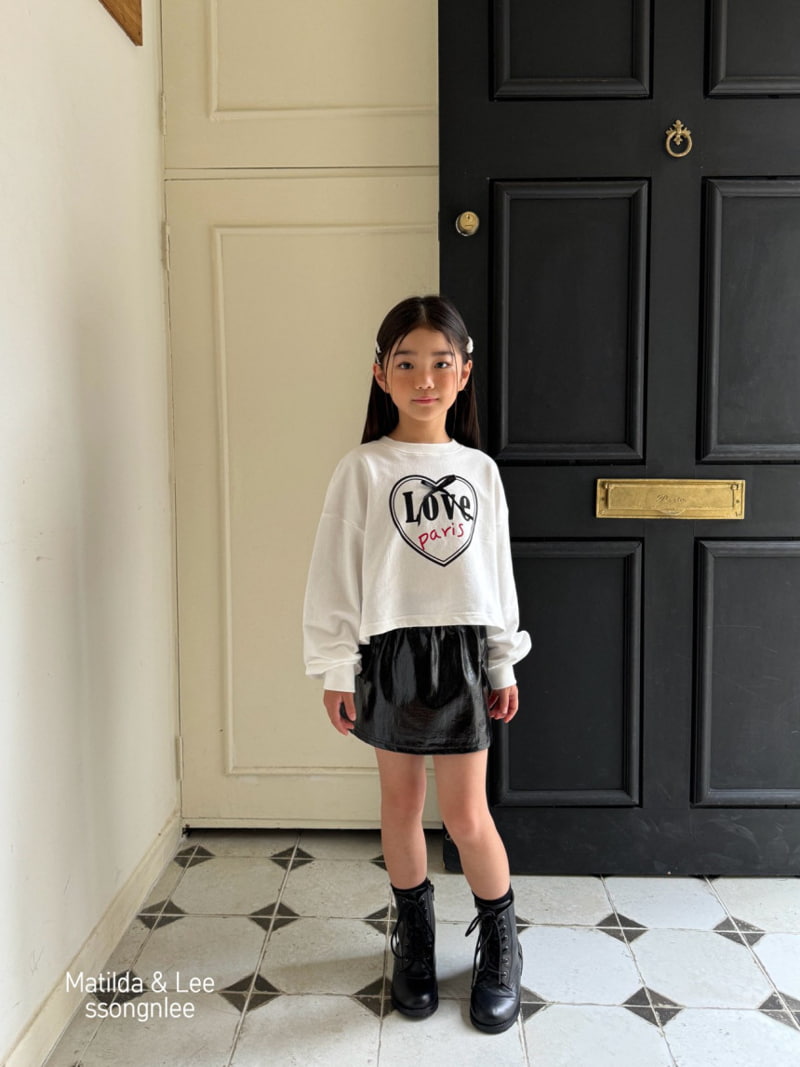 Matilda & Lee - Korean Children Fashion - #Kfashion4kids - Love Ribbon Crop Tee - 4