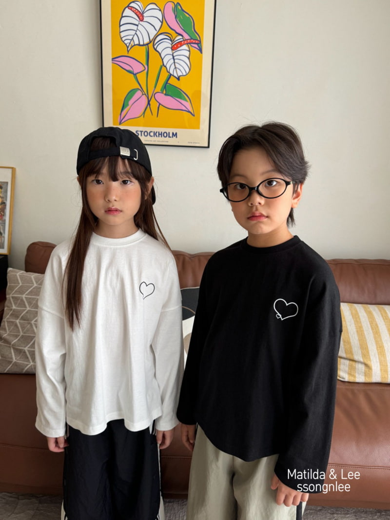 Matilda & Lee - Korean Children Fashion - #littlefashionista - Double Heart Tee - 9