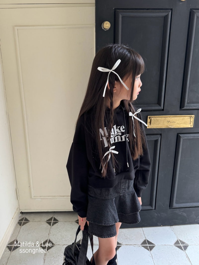 Matilda & Lee - Korean Children Fashion - #littlefashionista - Flare Denim Skirt - 7