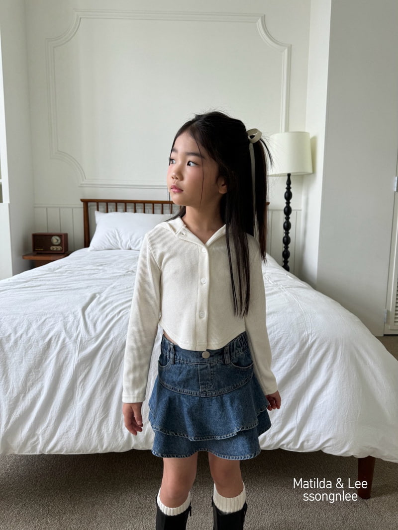 Matilda & Lee - Korean Children Fashion - #Kfashion4kids - Rib Hoodie Cardigan - 4