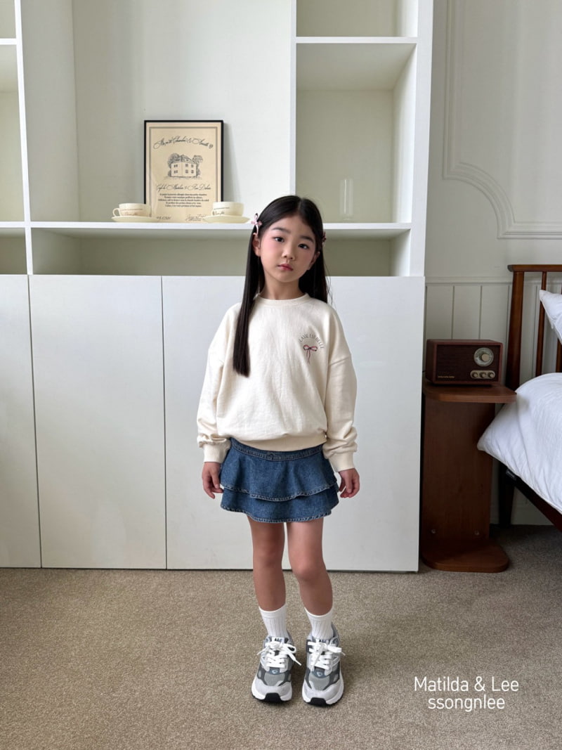 Matilda & Lee - Korean Children Fashion - #Kfashion4kids - Lavie Ribbon Sweatshirts - 4