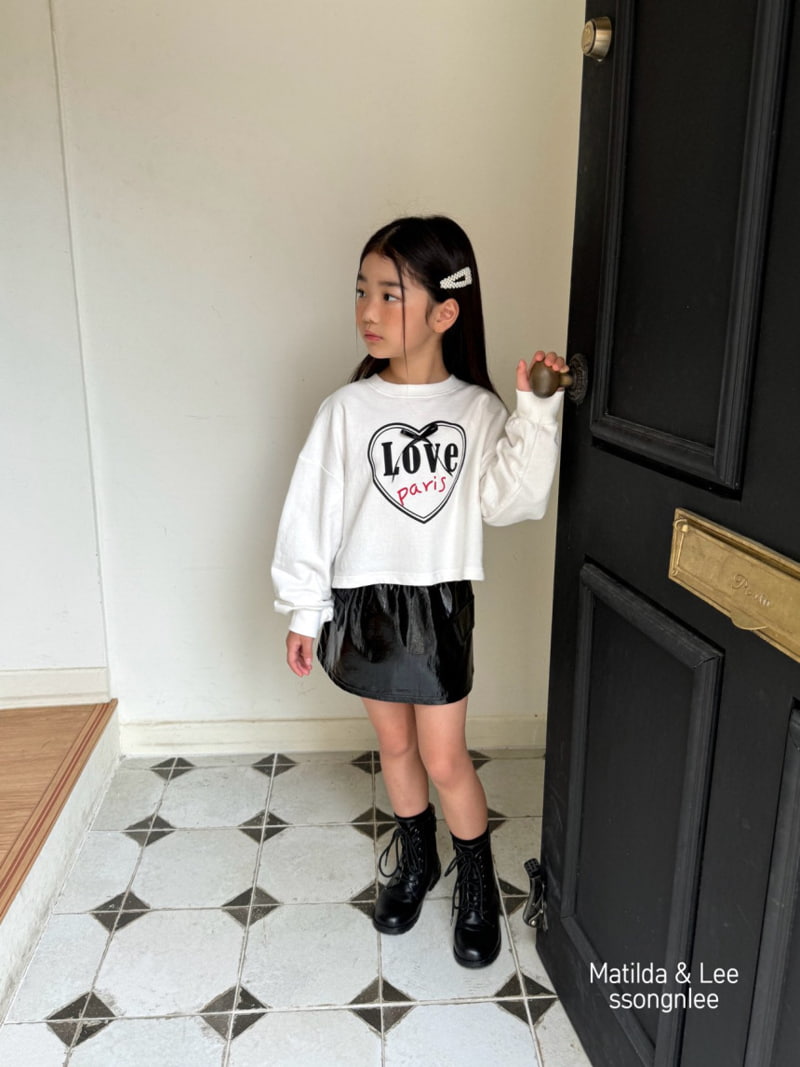 Matilda & Lee - Korean Children Fashion - #magicofchildhood - Love Ribbon Crop Tee - 5