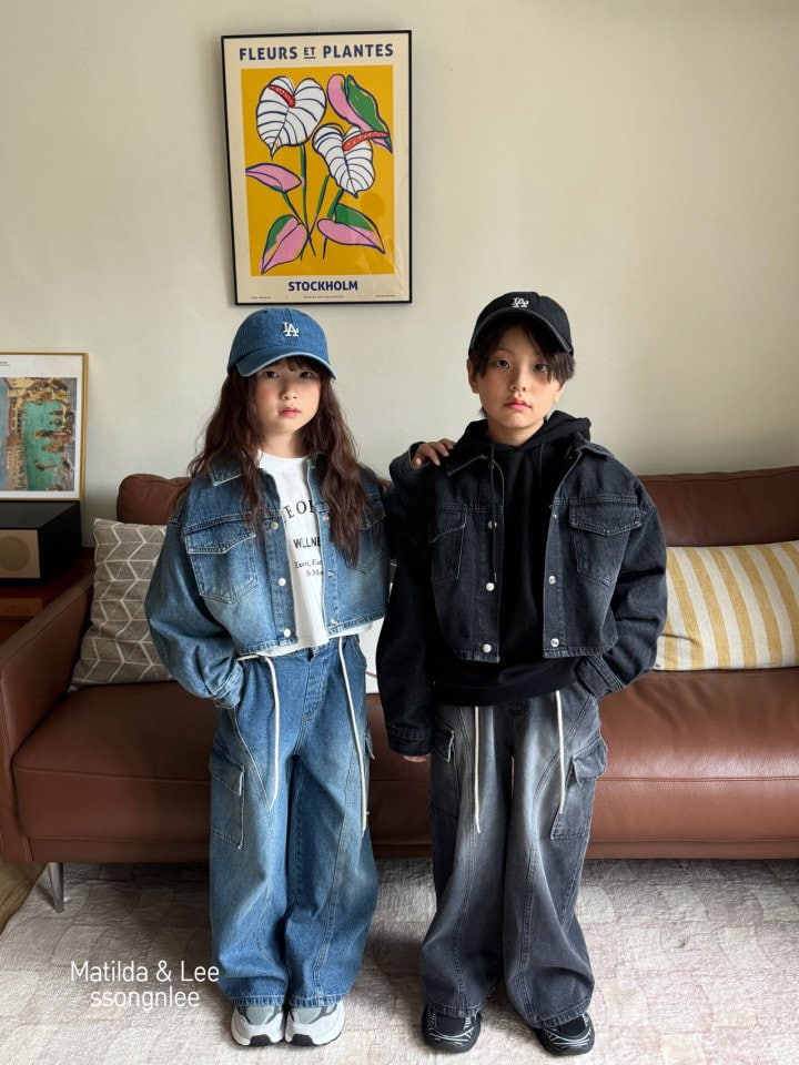 Matilda & Lee - Korean Children Fashion - #littlefashionista - Tilda Denim Jacket - 4