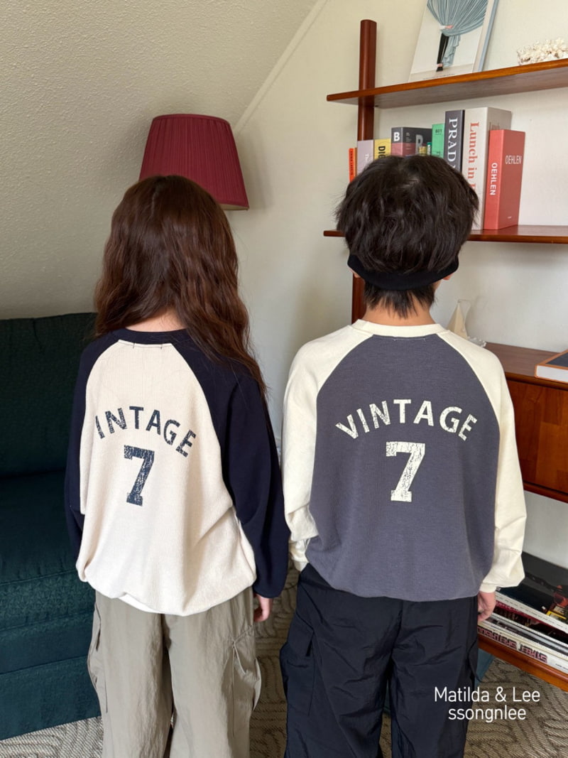 Matilda & Lee - Korean Children Fashion - #magicofchildhood - Vintage Raglan Sweatshirts - 9