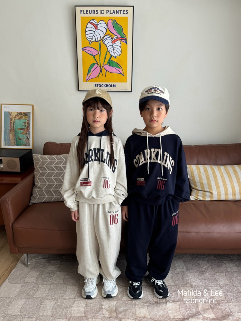 Matilda & Lee - Korean Children Fashion - #magicofchildhood - Sparkling Hoodie Set