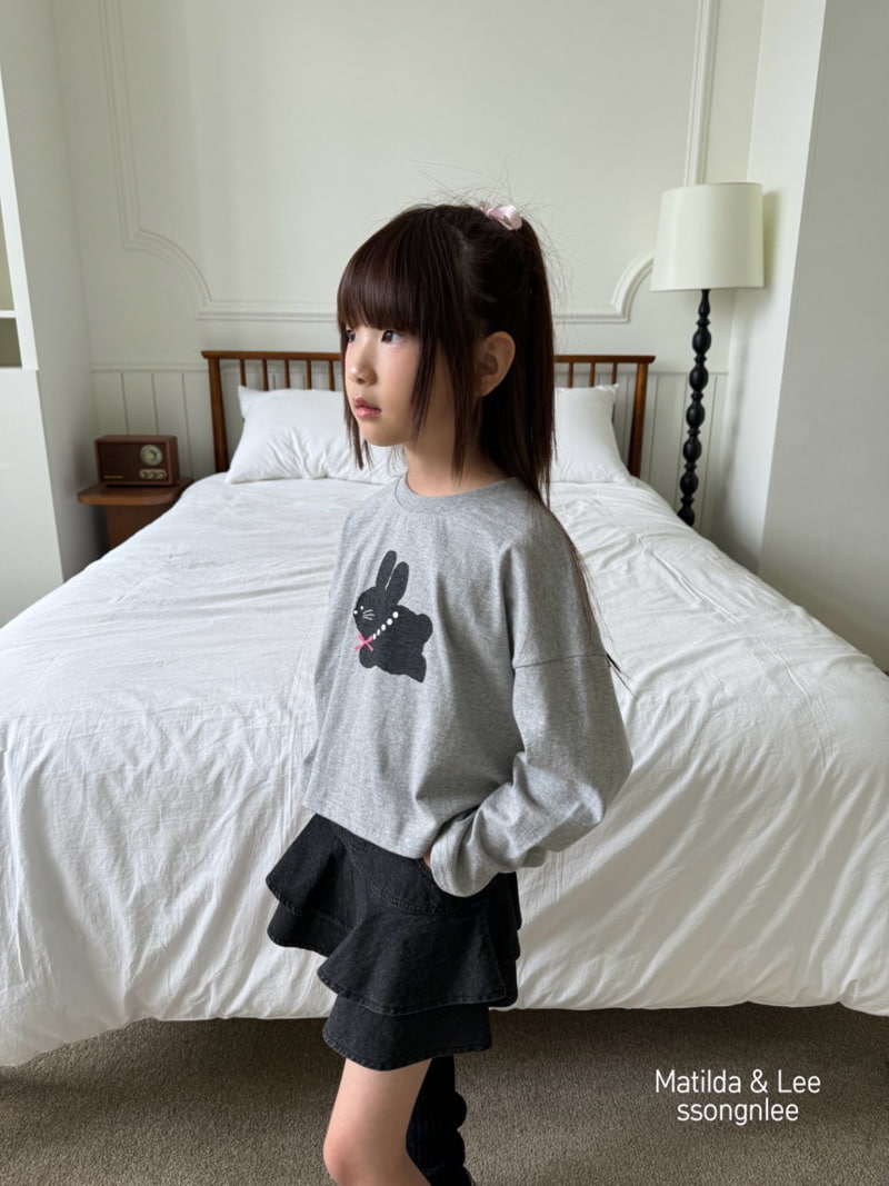 Matilda & Lee - Korean Children Fashion - #magicofchildhood - Rabbit Crop Tee - 8