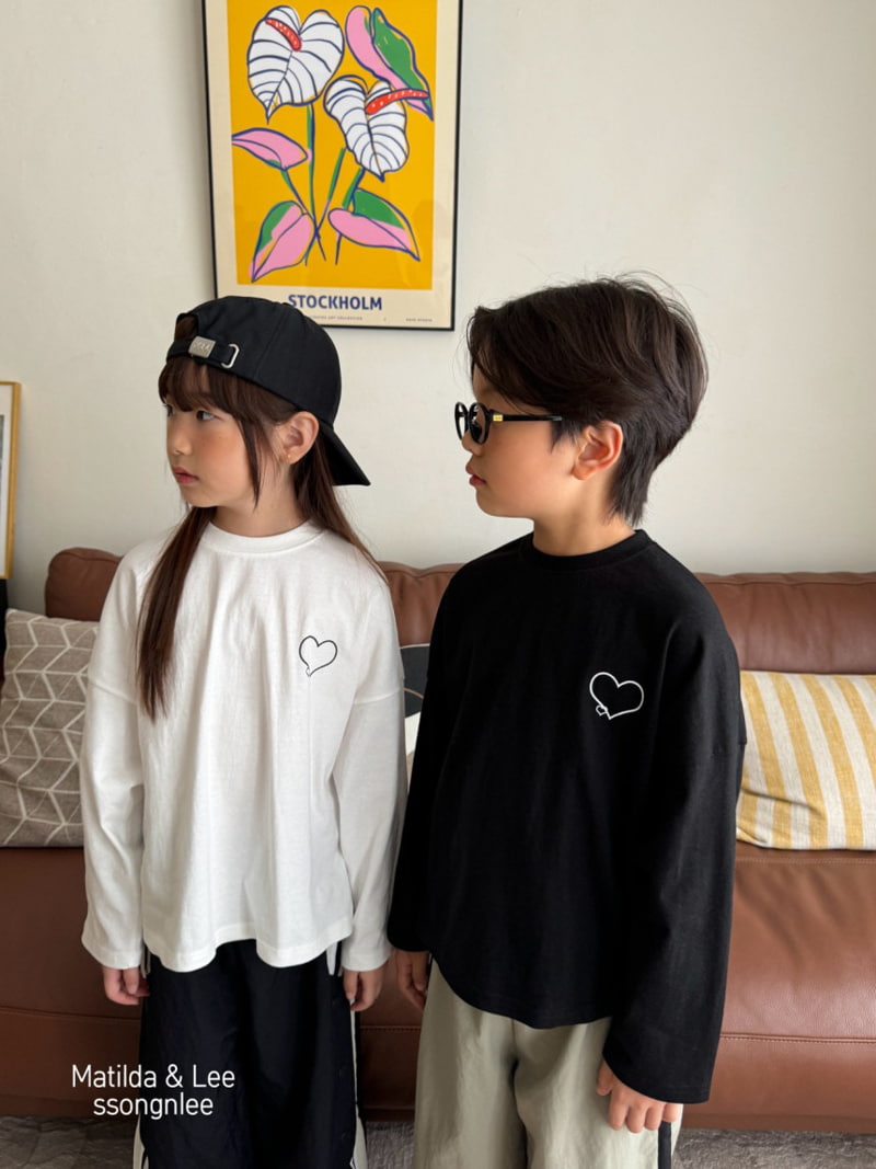 Matilda & Lee - Korean Children Fashion - #magicofchildhood - Double Heart Tee - 10