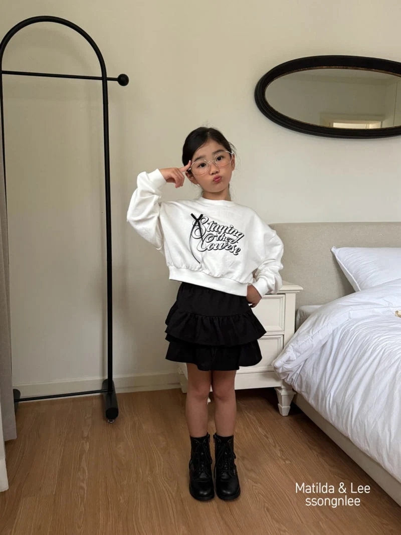 Matilda & Lee - Korean Children Fashion - #littlefashionista - Stay Ribbon Sweatshirts - 4