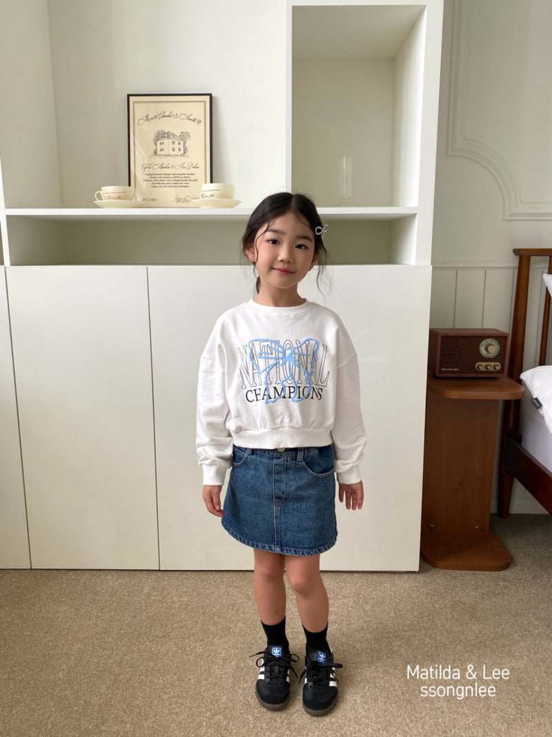 Matilda & Lee - Korean Children Fashion - #minifashionista - Ribbon Sweatshirts - 2