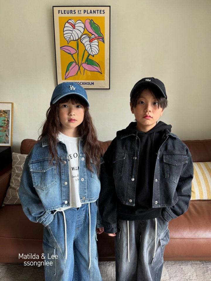 Matilda & Lee - Korean Children Fashion - #minifashionista - Tilda Denim Jacket - 5