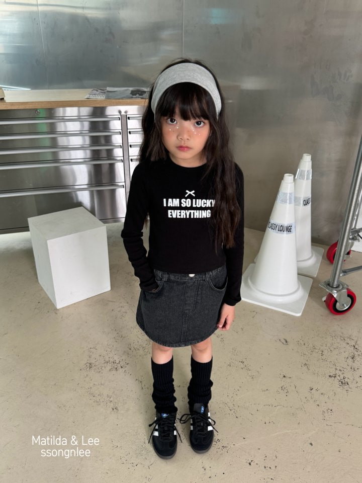 Matilda & Lee - Korean Children Fashion - #minifashionista - Rib Ribbon Tee - 7