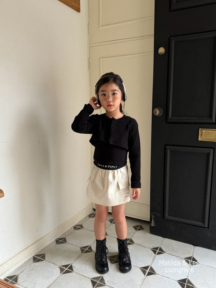 Matilda & Lee - Korean Children Fashion - #magicofchildhood - Rib Crop Cardigan - 4