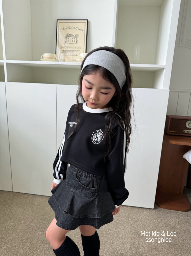 Matilda & Lee - Korean Children Fashion - #stylishchildhood - Tape Crop Tee - 2