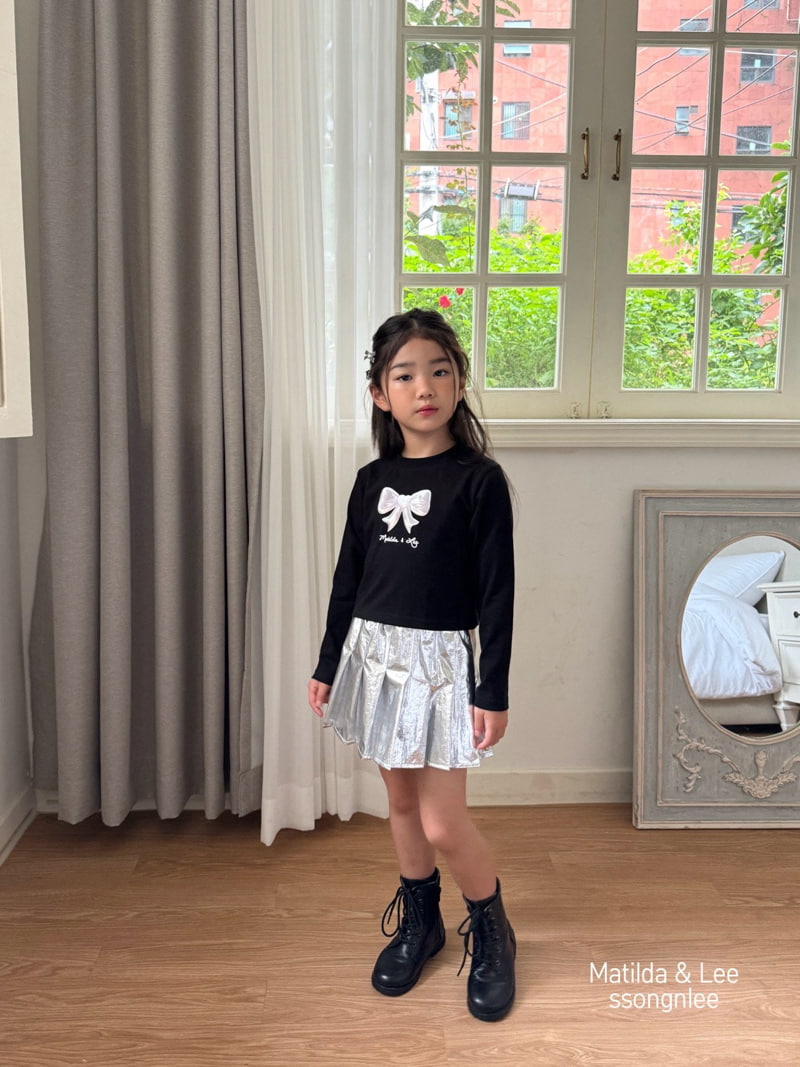 Matilda & Lee - Korean Children Fashion - #stylishchildhood - Global Ribbon Crop Tee - 6