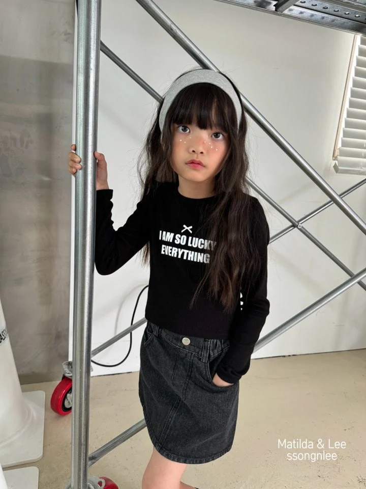 Matilda & Lee - Korean Children Fashion - #stylishchildhood - Rib Ribbon Tee - 11