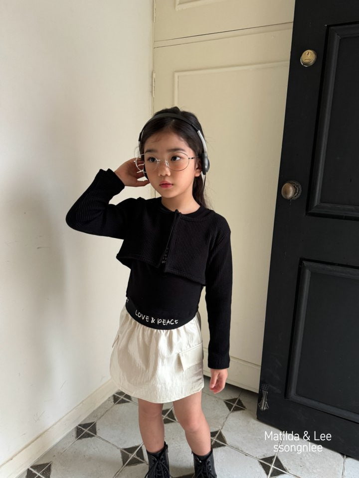 Matilda & Lee - Korean Children Fashion - #stylishchildhood - Rib Crop Cardigan - 8