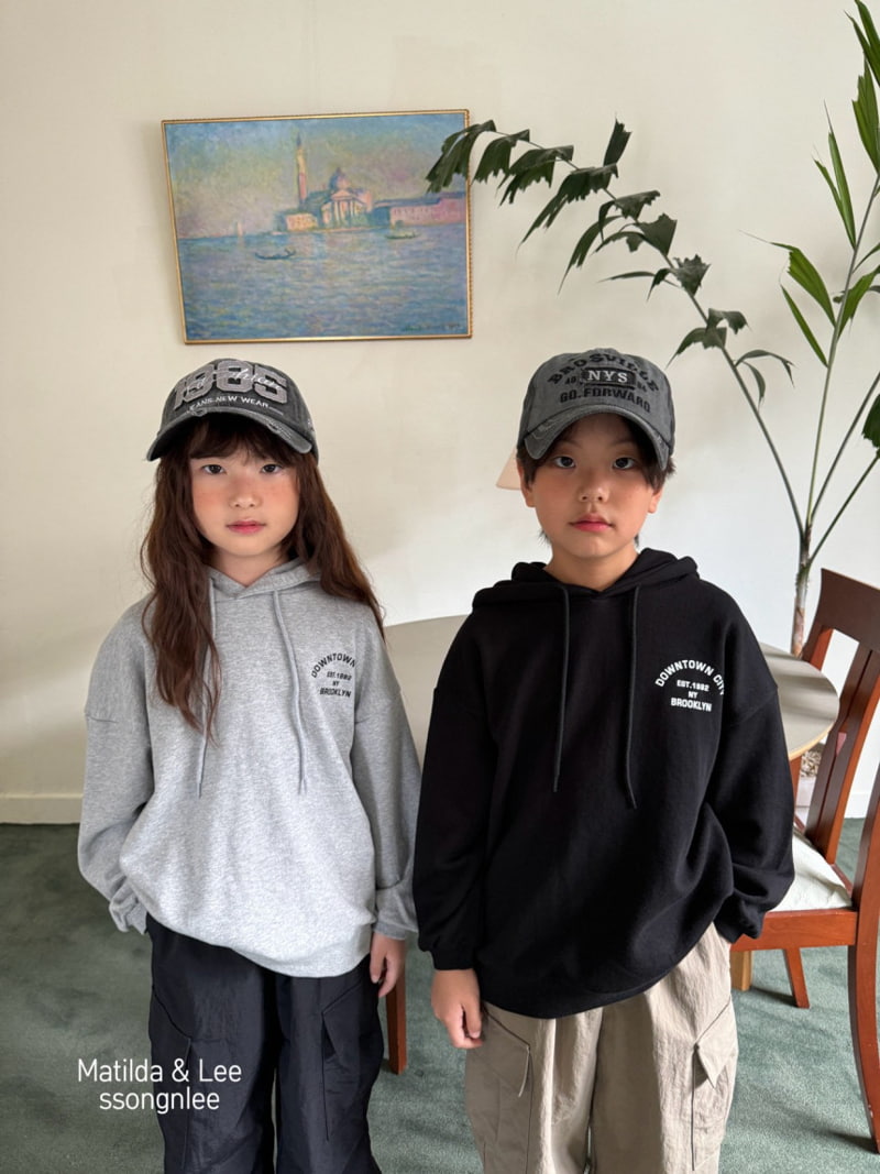 Matilda & Lee - Korean Children Fashion - #todddlerfashion - Downtown Hoodie - 5