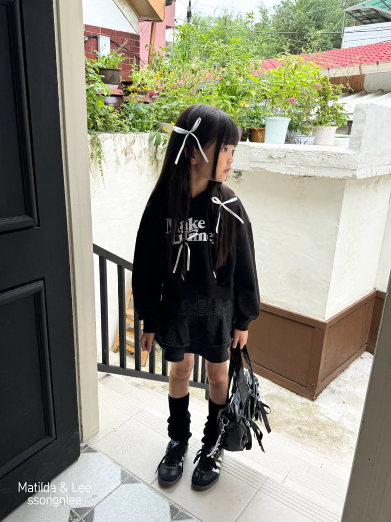 Matilda & Lee - Korean Children Fashion - #todddlerfashion - Flare Denim Skirt - 11