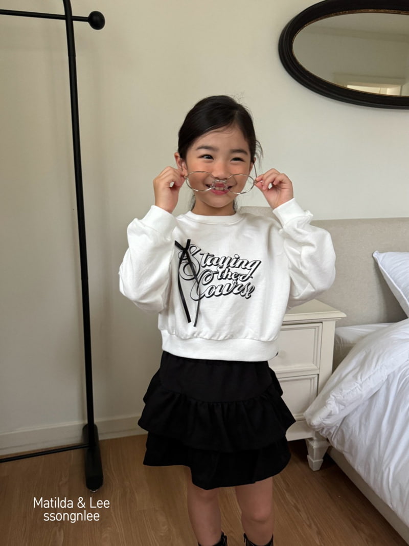 Matilda & Lee - Korean Children Fashion - #todddlerfashion - Stay Ribbon Sweatshirts - 7