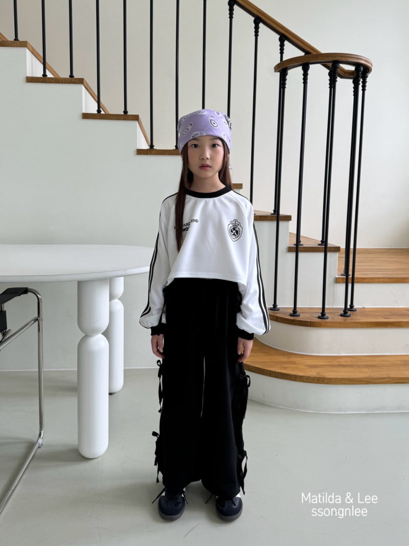 Matilda & Lee - Korean Children Fashion - #toddlerclothing - Ribbon Piping Pants - 2