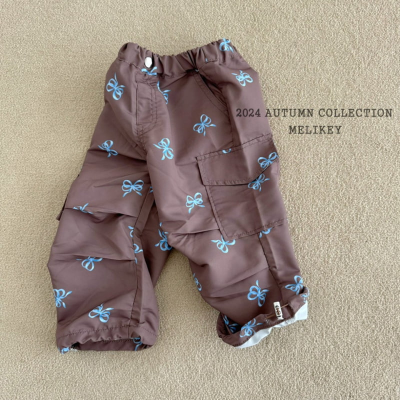 Melikey - Korean Children Fashion - #Kfashion4kids - Two Ribbon Cargo Pants - 3