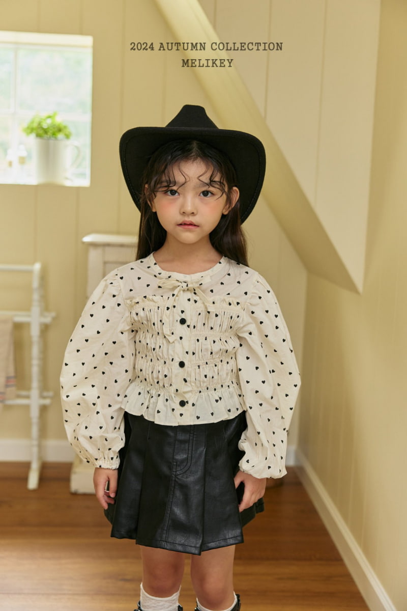 Melikey - Korean Children Fashion - #Kfashion4kids - Half Tucking Blouse - 6