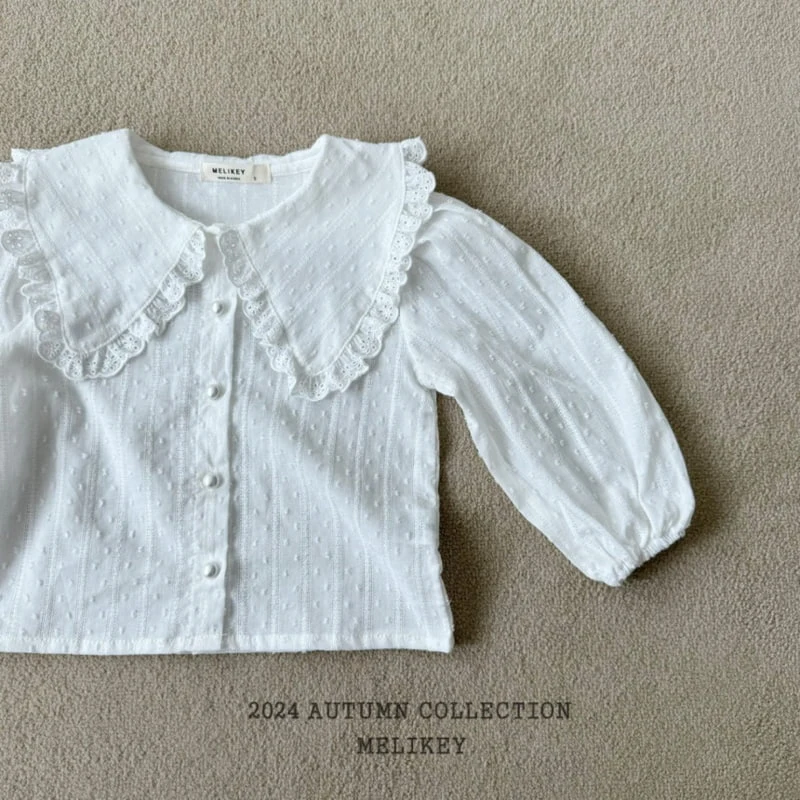 Melikey - Korean Children Fashion - #Kfashion4kids - French Frill Blouse - 11