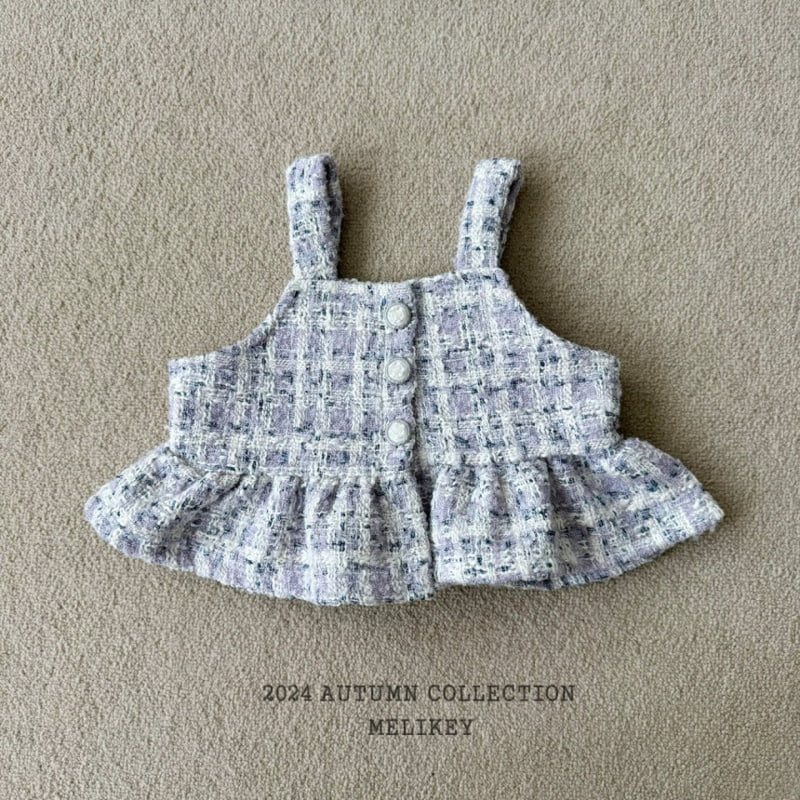 Melikey - Korean Children Fashion - #childofig - Tweed Bustier - 9