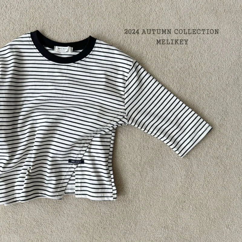 Melikey - Korean Children Fashion - #childofig - Basic Slit Tee - 5