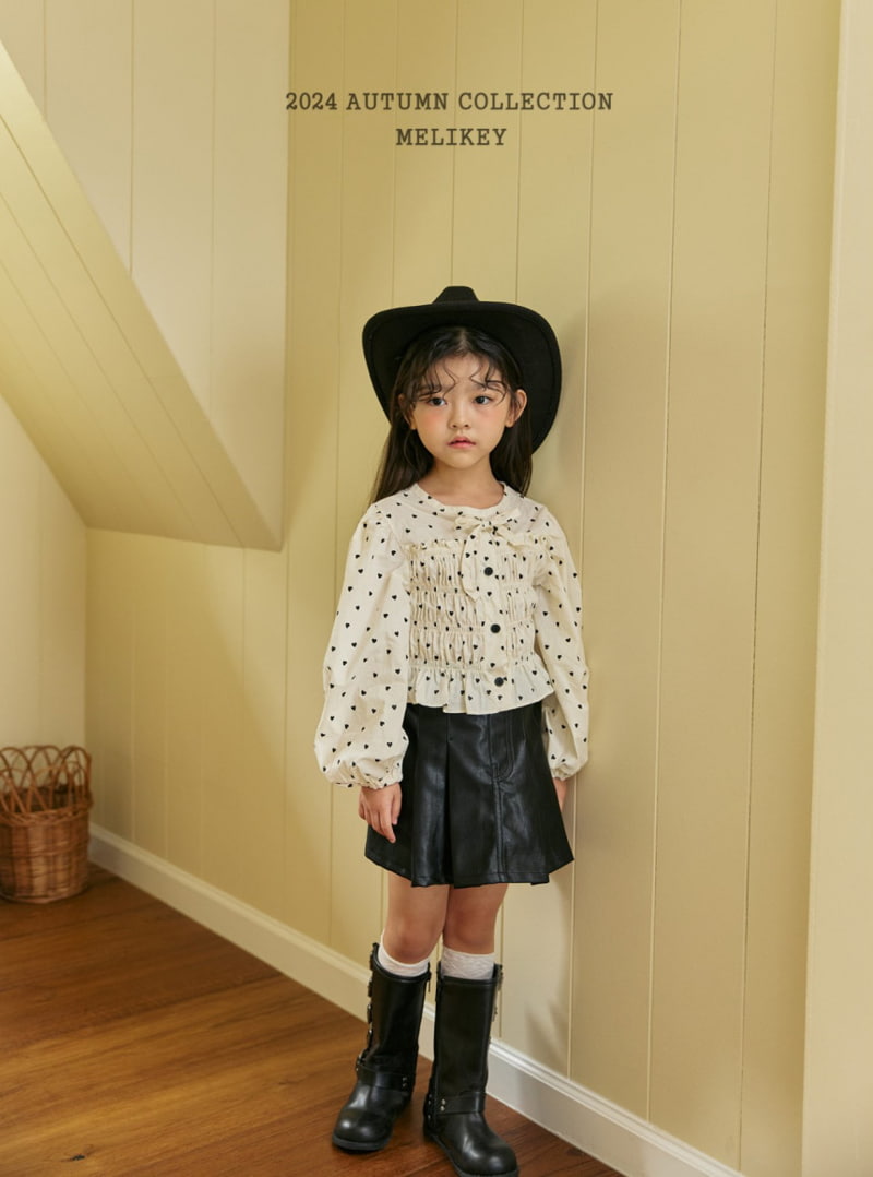 Melikey - Korean Children Fashion - #childofig - Half Tucking Blouse - 11